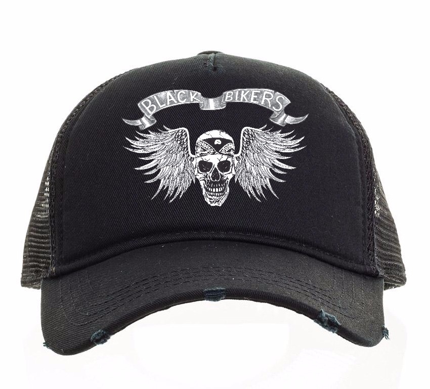 black bikers merchandising cappello