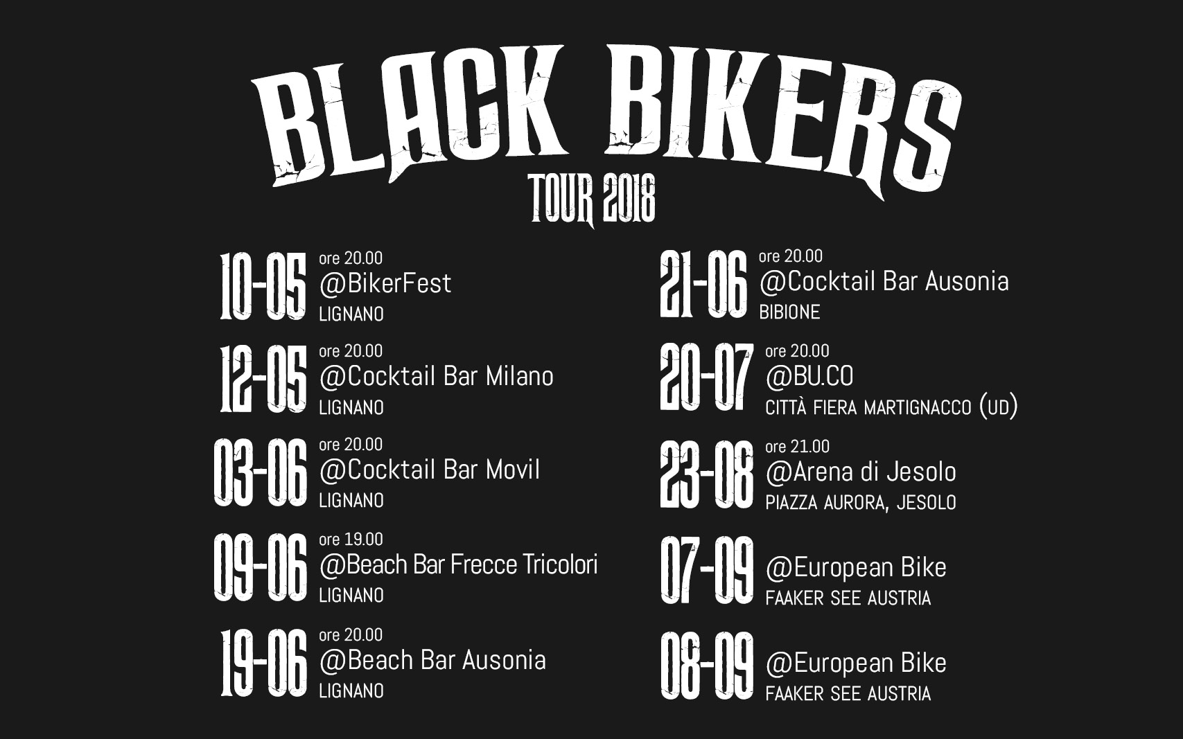 black bikers tour